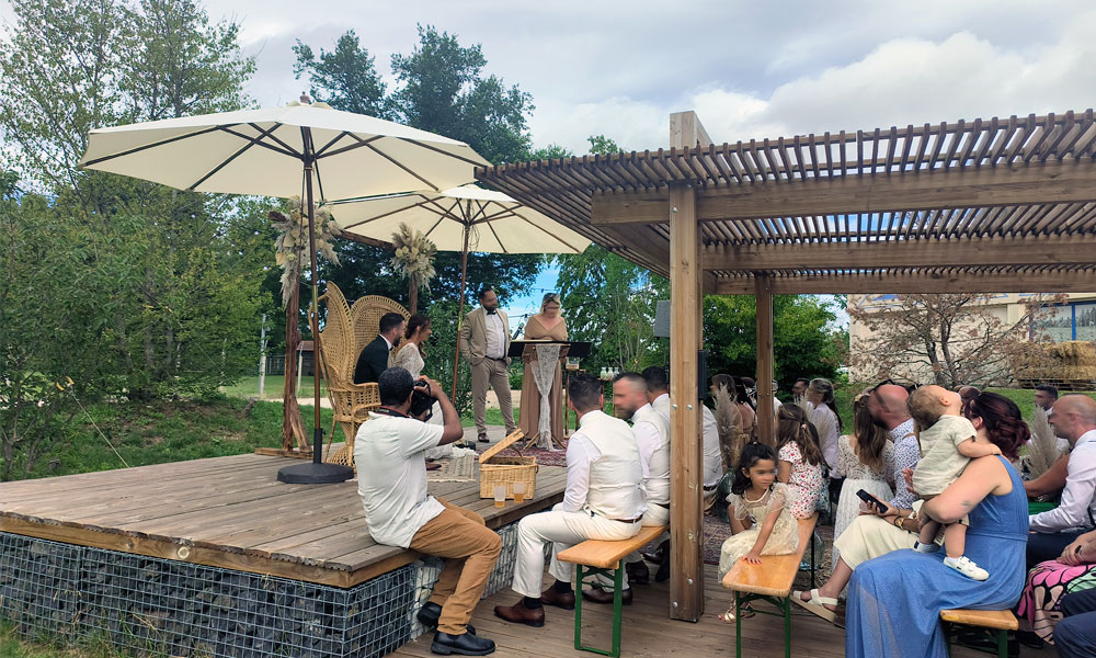 Cérémonie laïque mariage Isère | Domaine champêtre Lyon Grenoble