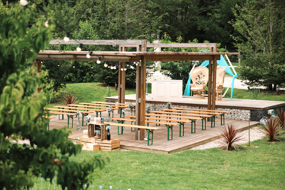 Pergola Terrasse pour cérémonie laique ou religieuse