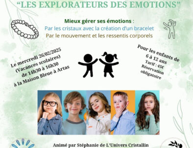 Atelier “Les explorateurs d’émotions”