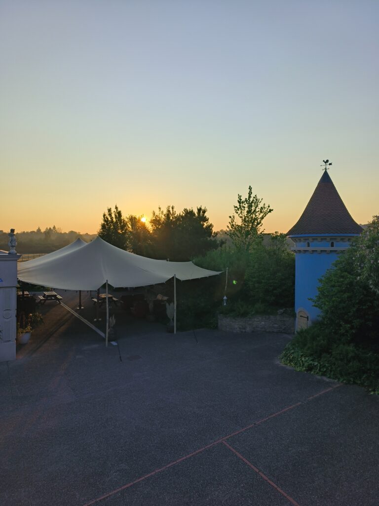 tente Nomade levé de soleil